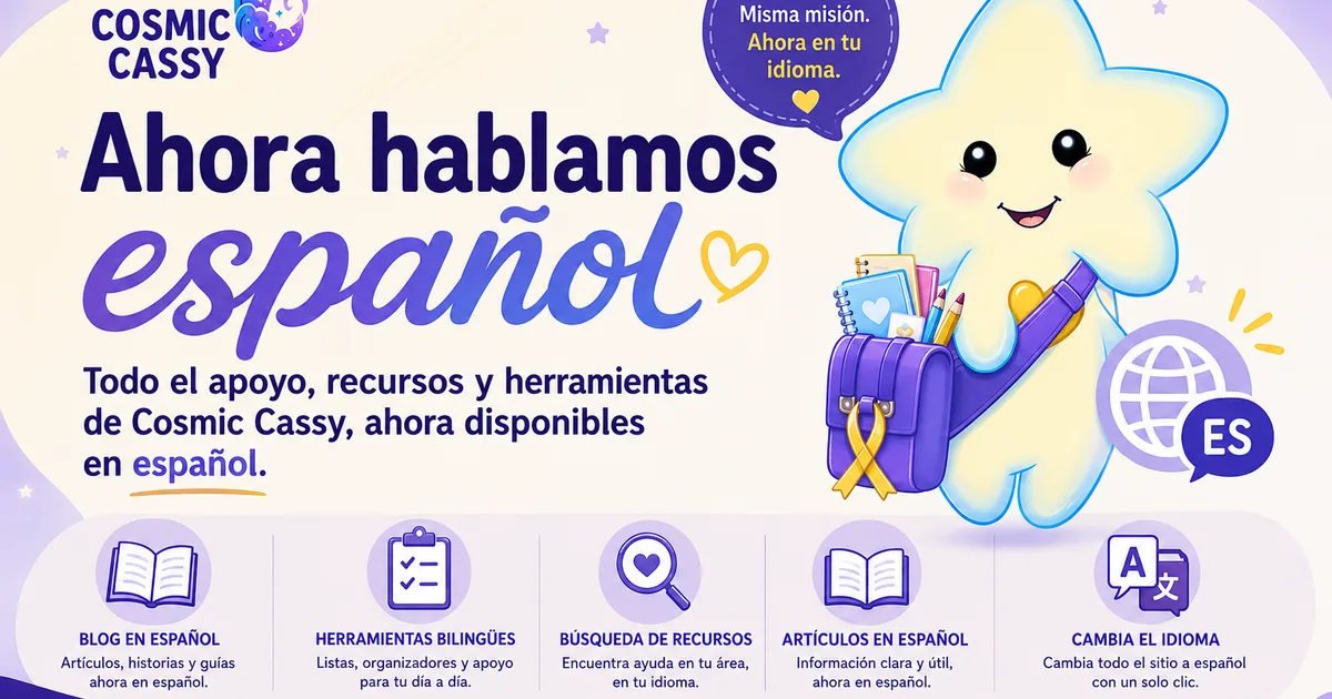Cosmic Cassy Is Now Fully Bilingual Spanish Support Across the Entire Site